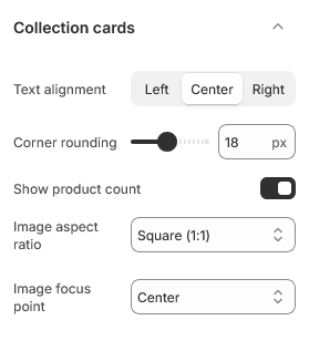 Collection cards