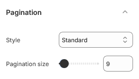 Pagination